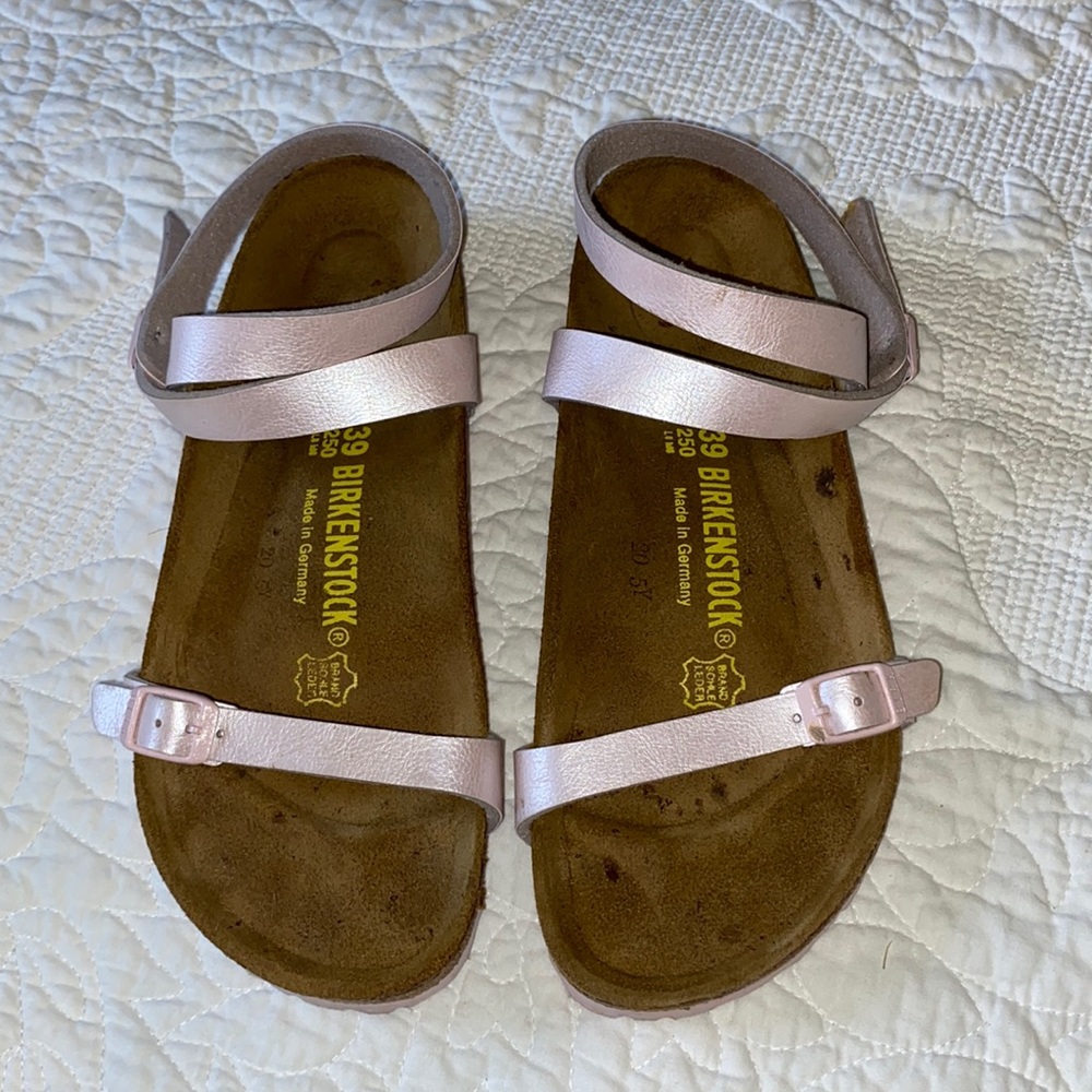 Birkenstock pink sandals size 39